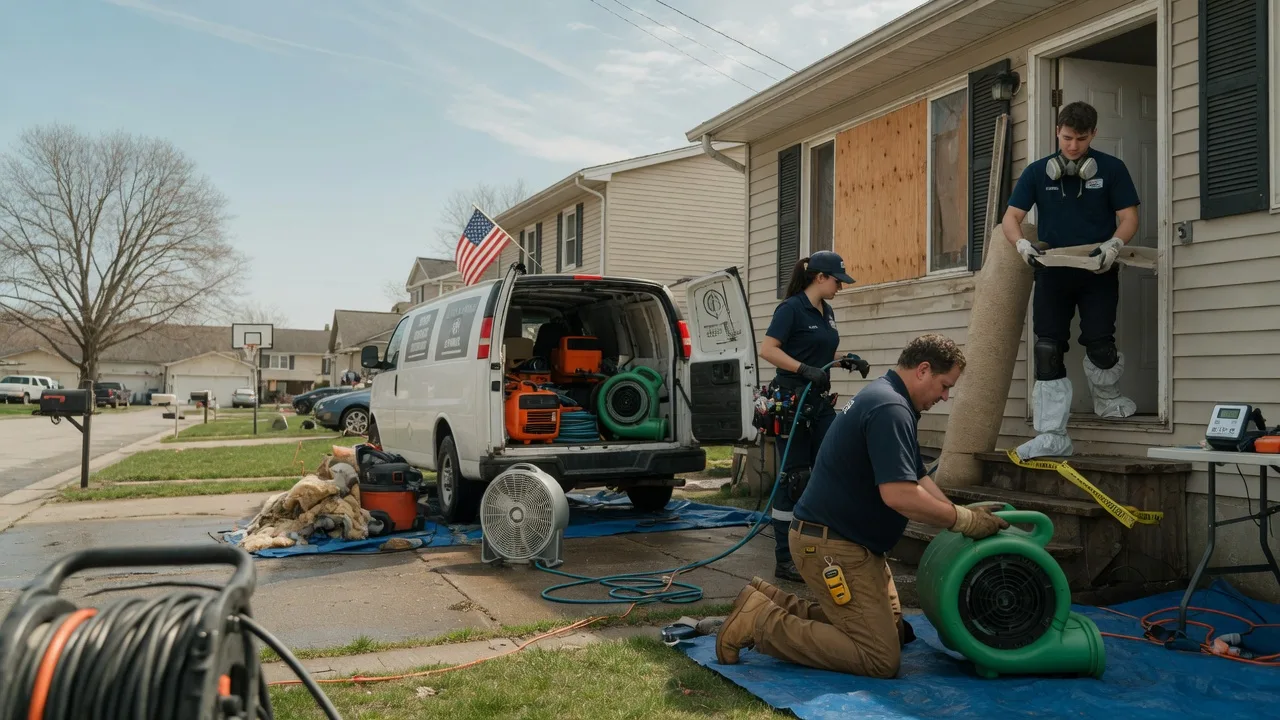 Water Damage Restoration in Tamaroa, IL near me